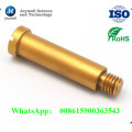 Aluminum Die Casting Screw with Golden Color